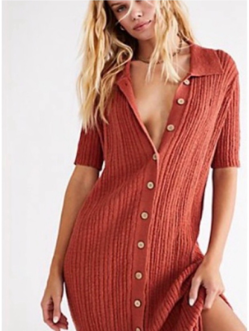 Free People riding waves sweater dress